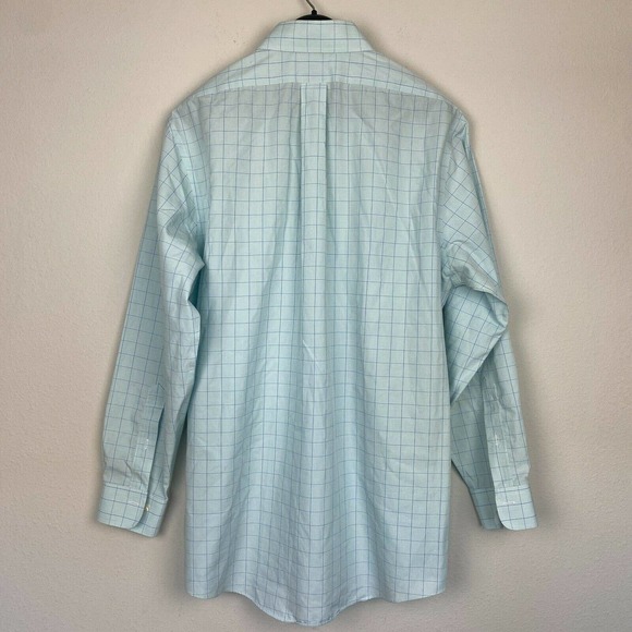 Brooks Brothers Men's 16 32/33 (Large) REGENT Non Iron Button Up Check *Read - Picture 5 of 6